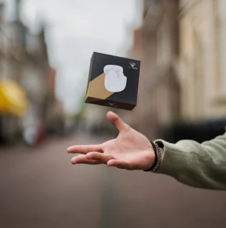 Golden Sound draadloze Bluetooth oordopjes wit