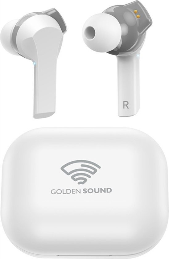 Golden Sound draadloze Bluetooth oordopjes wit review