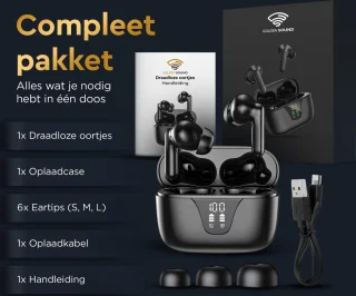 Golden Sound Momentum Draadloze Bluetooth Oordopjes
