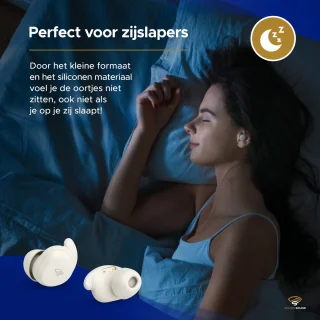 Golden Sound Sleep Plugs draadloze oordopjes beige