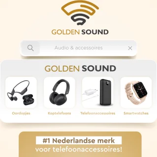 Golden Sound Sleep Plugs draadloze oordopjes zwart