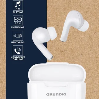 Grundig Bluetooth Draadloze In Ear Oordopjes met Oplaadcase