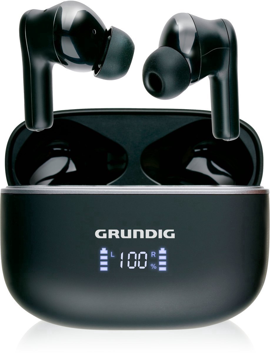 Grundig Bluetooth Oordopjes Draadloos met Oplaadcase
