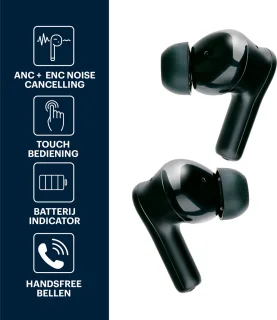 Grundig Bluetooth Oordopjes Draadloos met Oplaadcase