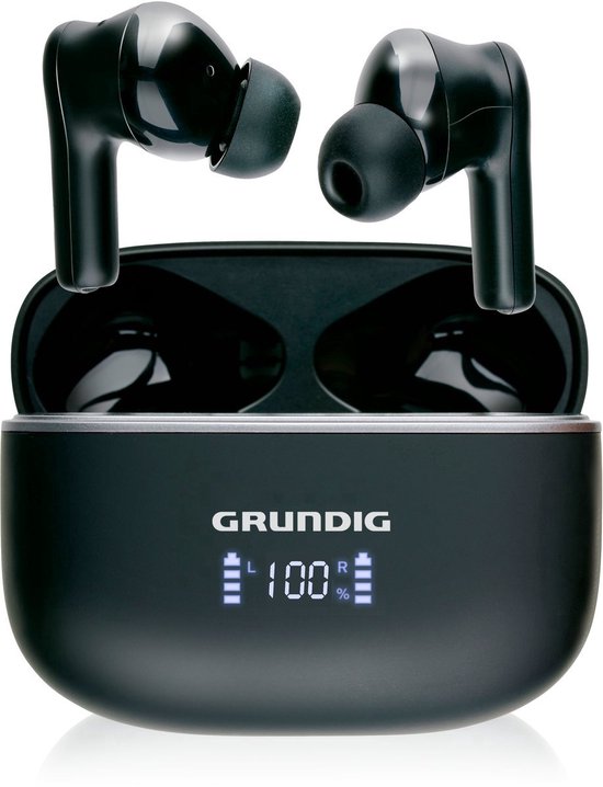 Grundig Bluetooth Oordopjes Draadloos met Oplaadcase