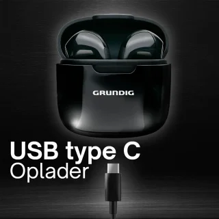 Grundig Draadloze Bluetooth In Ear Oordopjes met Oplaadcase