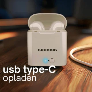 Grundig Draadloze Bluetooth In Ear Oordopjes met Oplaadcase