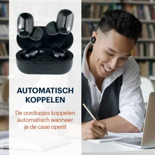 Grundig Draadloze Earbuds Bluetooth 5.3 inclusief Oplaadcassette