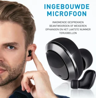 Grundig Draadloze In-ear Oordopjes Bluetooth Zwart
