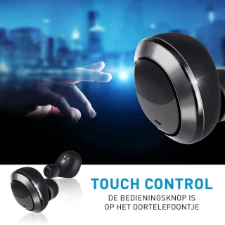 Grundig Draadloze In-ear Oordopjes Bluetooth Zwart