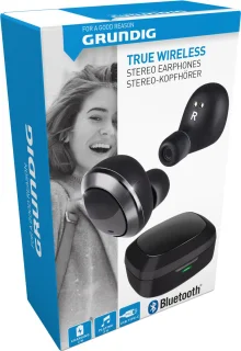 Grundig Draadloze In-ear Oordopjes Bluetooth Zwart