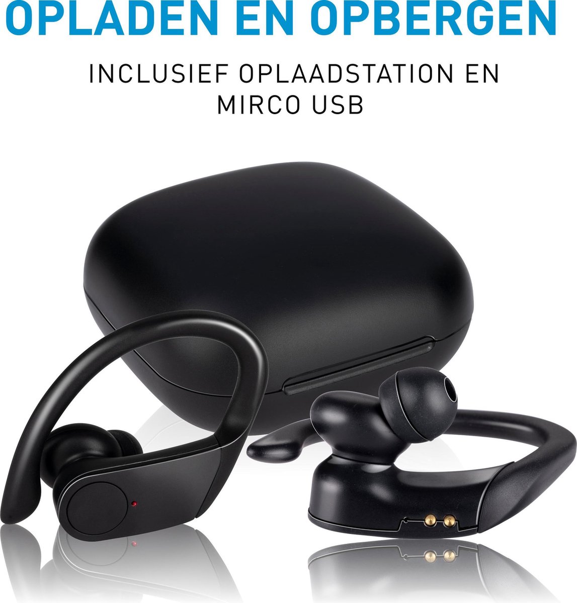 Grundig Draadloze In-ear Oordopjes Zwart