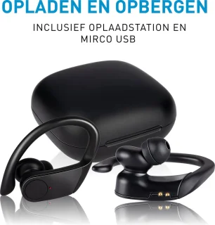 Grundig Draadloze In-ear Oordopjes Zwart