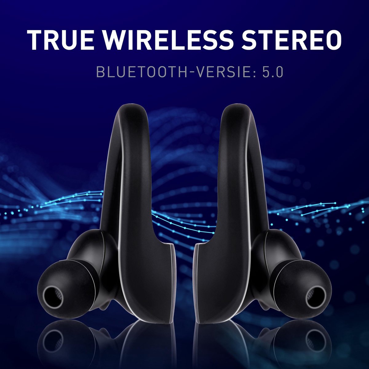 Grundig Draadloze In-ear Oordopjes Zwart