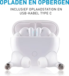 Grundig Draadloze Oordopjes Wit