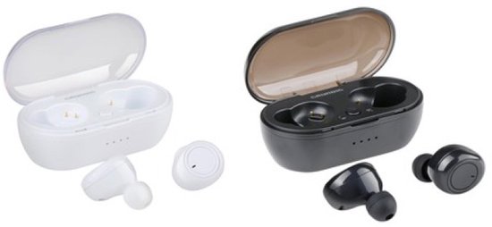 Grundig Earbuds True Wireless Zwart/Wit