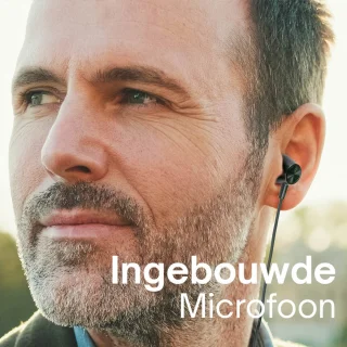 Grundig USB C In-Ear Oordopjes met Microfoon Zwart