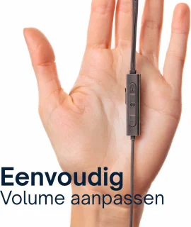 Grundig USB C In-Ear Oordopjes met Microfoon Zwart