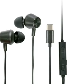 Grundig USB C In-Ear Oordopjes met Microfoon Zwart