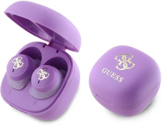 Guess 4g logo mini in-ear oordopjes - paars