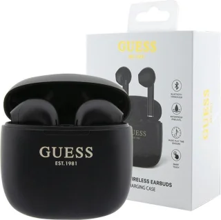 Guess Bluetooth In-Ear Oordopjes True Wireless Zwart