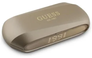 Guess Bluetooth Oordopjes TWS Docking Station Goud