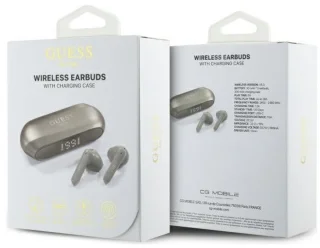 Guess Bluetooth Oordopjes TWS Docking Station Goud