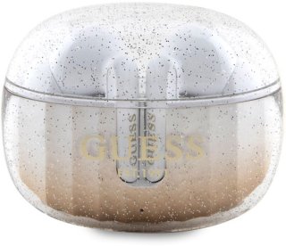 Guess Draadloze Oortjes TWS Glitter Gradient Goud