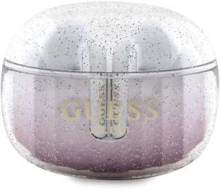 Guess Glitter Gradient TWS Oortjes Roze