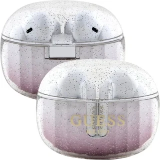 Guess Glitter Gradient TWS Oortjes Roze