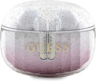 Guess Glitter Gradient TWS Oortjes Roze