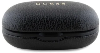 Guess Grained Classic Bluetooth Headphones TWS Docking Station Zwart