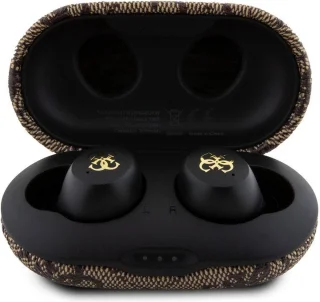 Guess True Wireless 4G Metal Bluetooth In-Ear Oordopjes Bruin