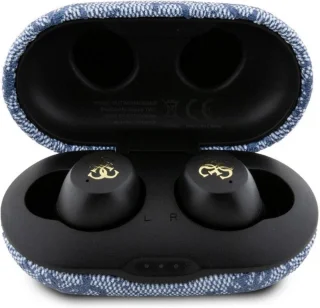 Guess True Wireless 4G Metal Bluetooth Oordopjes Blauw