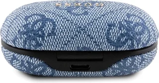 Guess True Wireless 4G Metal Bluetooth Oordopjes Blauw