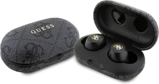 Guess True Wireless 4G Metal Bluetooth Oordopjes Zwart