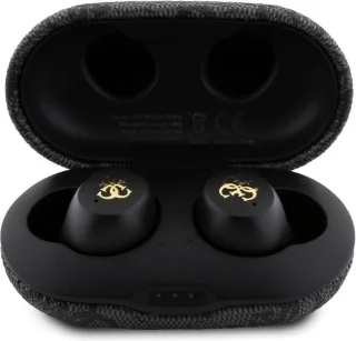Guess True Wireless 4G Metal Bluetooth Oordopjes Zwart