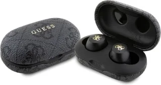 Guess True Wireless 4G Metal Bluetooth Oordopjes Zwart