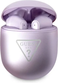 Guess True Wireless Triangle Logo Bluetooth Oordopjes Paars