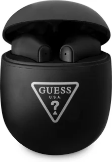 Guess True Wireless Triangle Logo Bluetooth Oordopjes Zwart