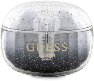 Guess TWS Glitter Gradient Bluetooth Oordopjes Zwart
