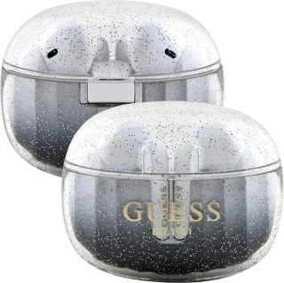 Guess TWS Glitter Gradient Bluetooth Oordopjes Zwart