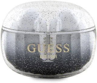 Guess TWS Glitter Gradient Bluetooth Oordopjes Zwart