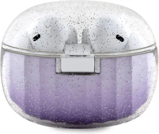 Guess TWS Glitter Gradient Paars Draadloze Oortjes