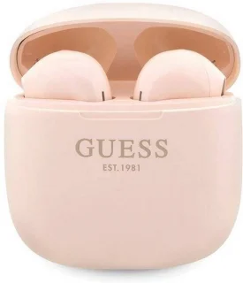 Guess TWS Script Bluetooth In-ear Oordopjes Roze