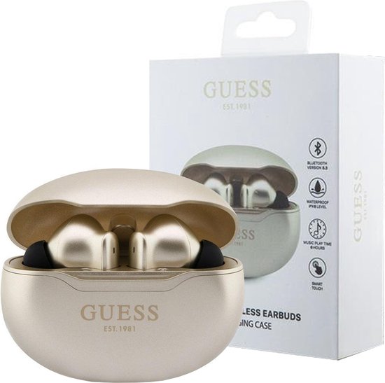 Guess Universele Bluetooth In-Ear Oordopjes Goud