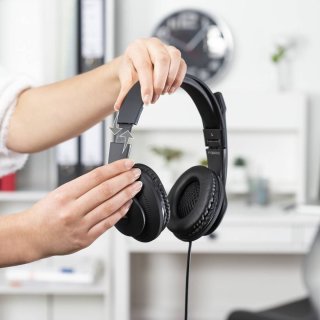 Hama HS-P200 PC Office headset zwart