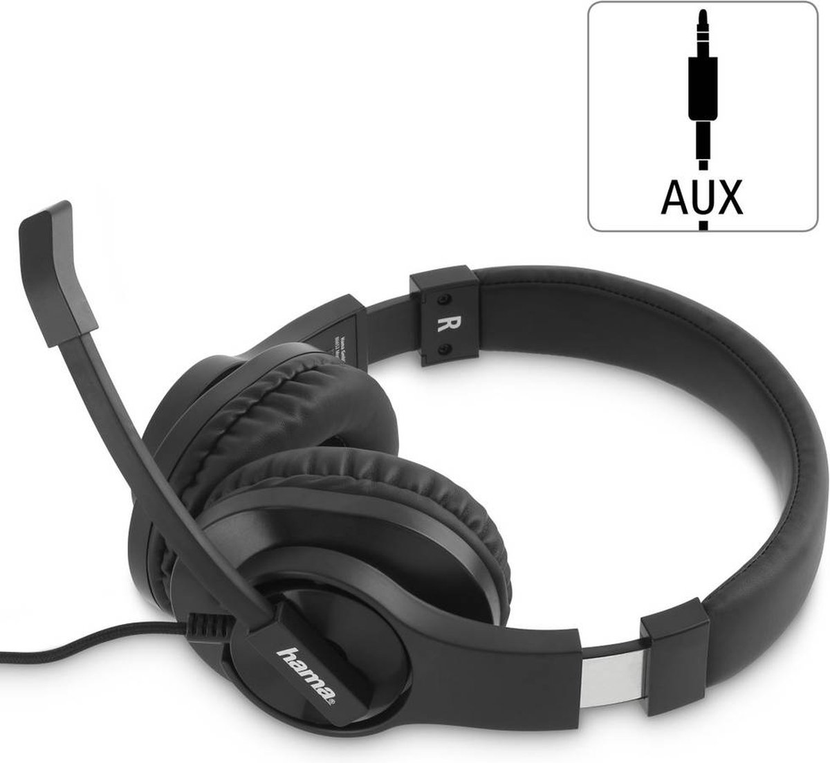 Hama HS-P350 PC-Office Stereo Headset Zwart