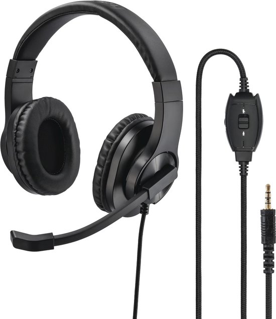 Hama HS-P350 PC-Office Stereo Headset Zwart