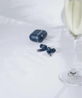 Happy Plugs Air 1 ANC Draadloze In-ear Koptelefoon Blauw